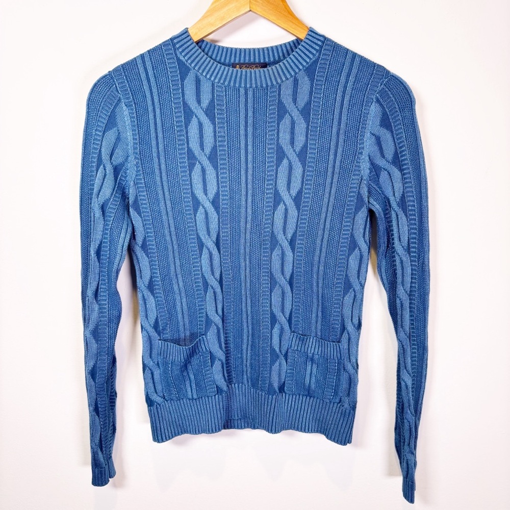 Brooks Brothers Cotton Cable Knit Sweater